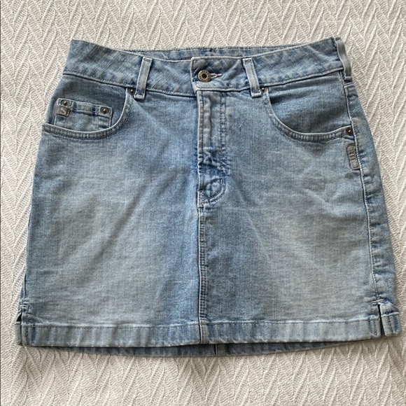 Silver Jeans Dresses & Skirts - Silver Denim Light Wash Mini Jean Skirt Faded Y2K 90's Grunge Punk Streetwear